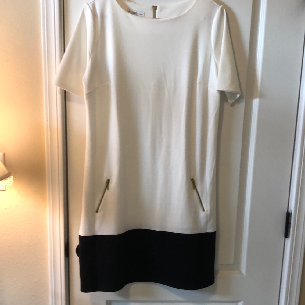 Jaclyn Smith collection color block dress